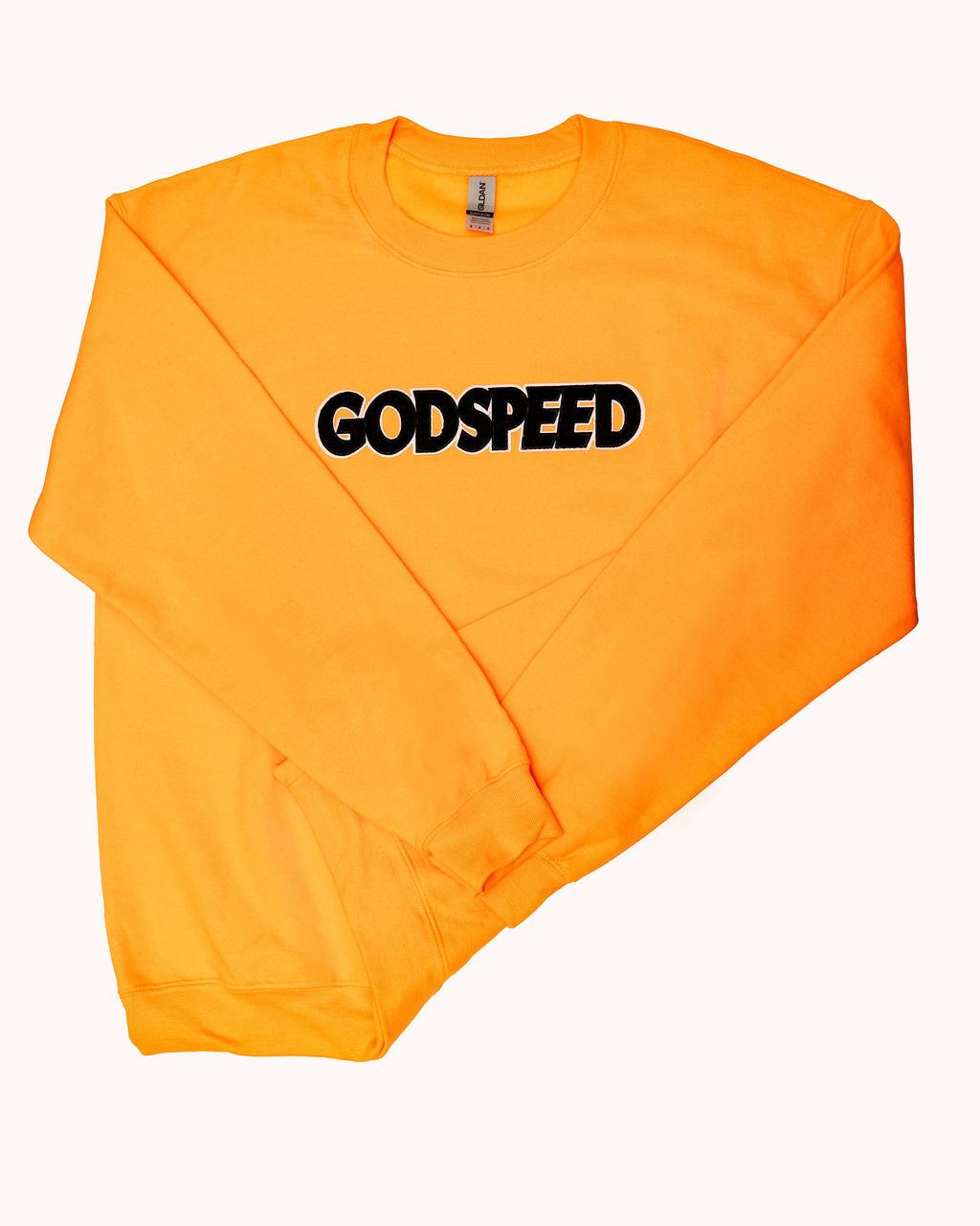 GODSPEED Chenille Patch Sweatshirt – Mustard
