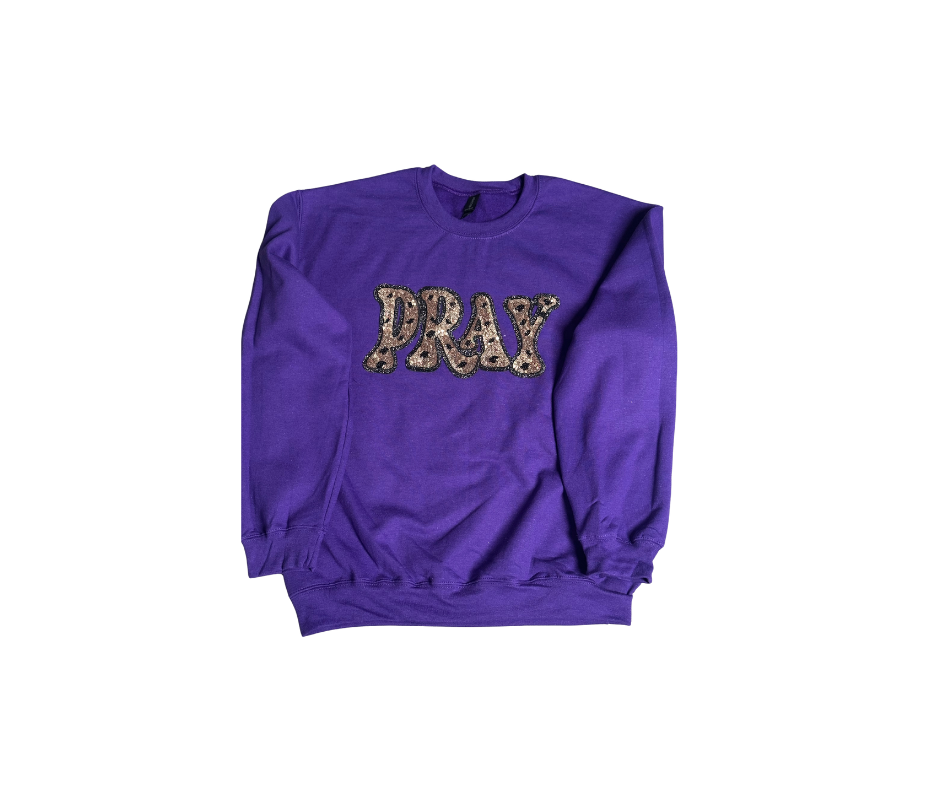 PRAY Sequin Sweatshirt