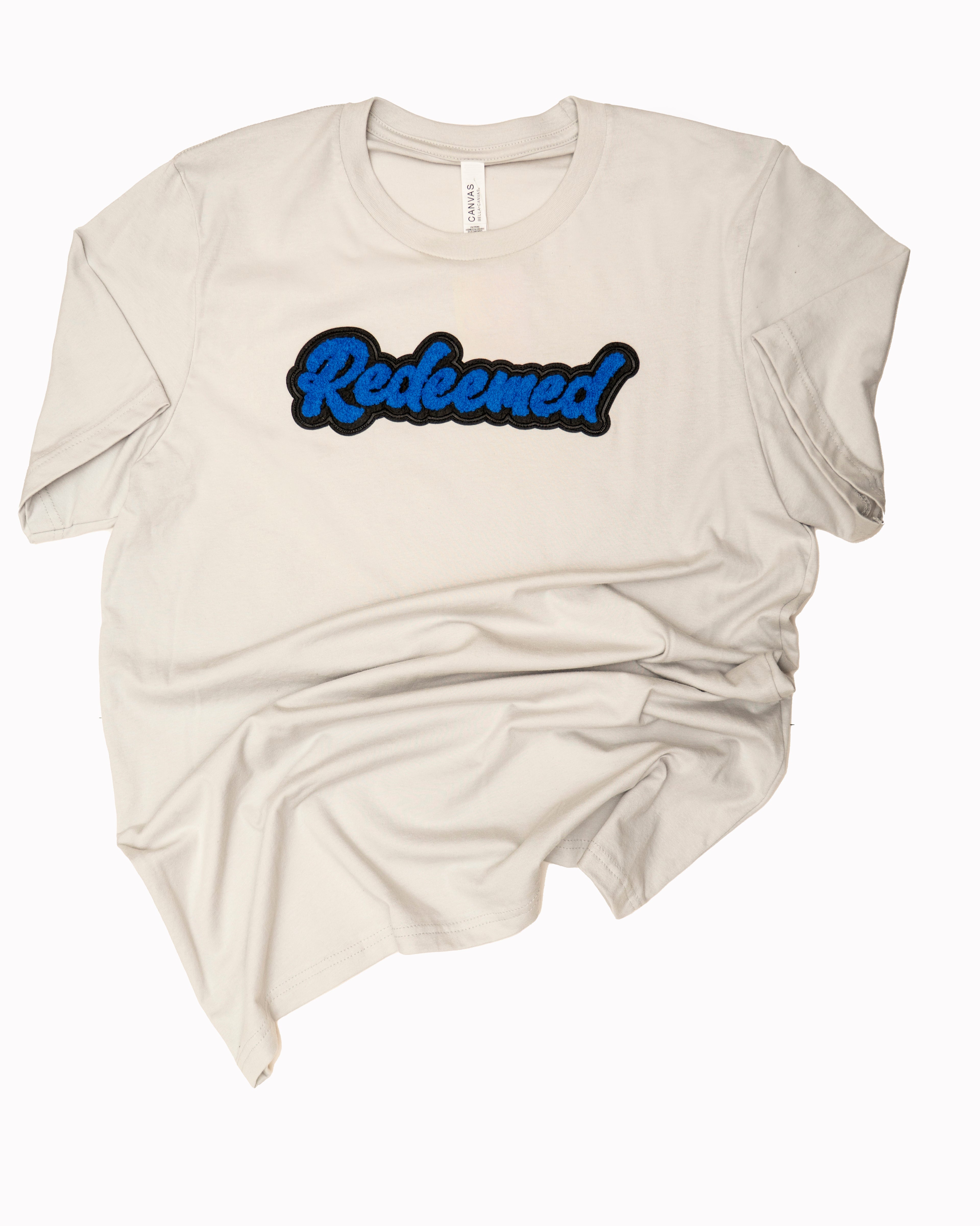 Redeemed” Chenille Patch Tee