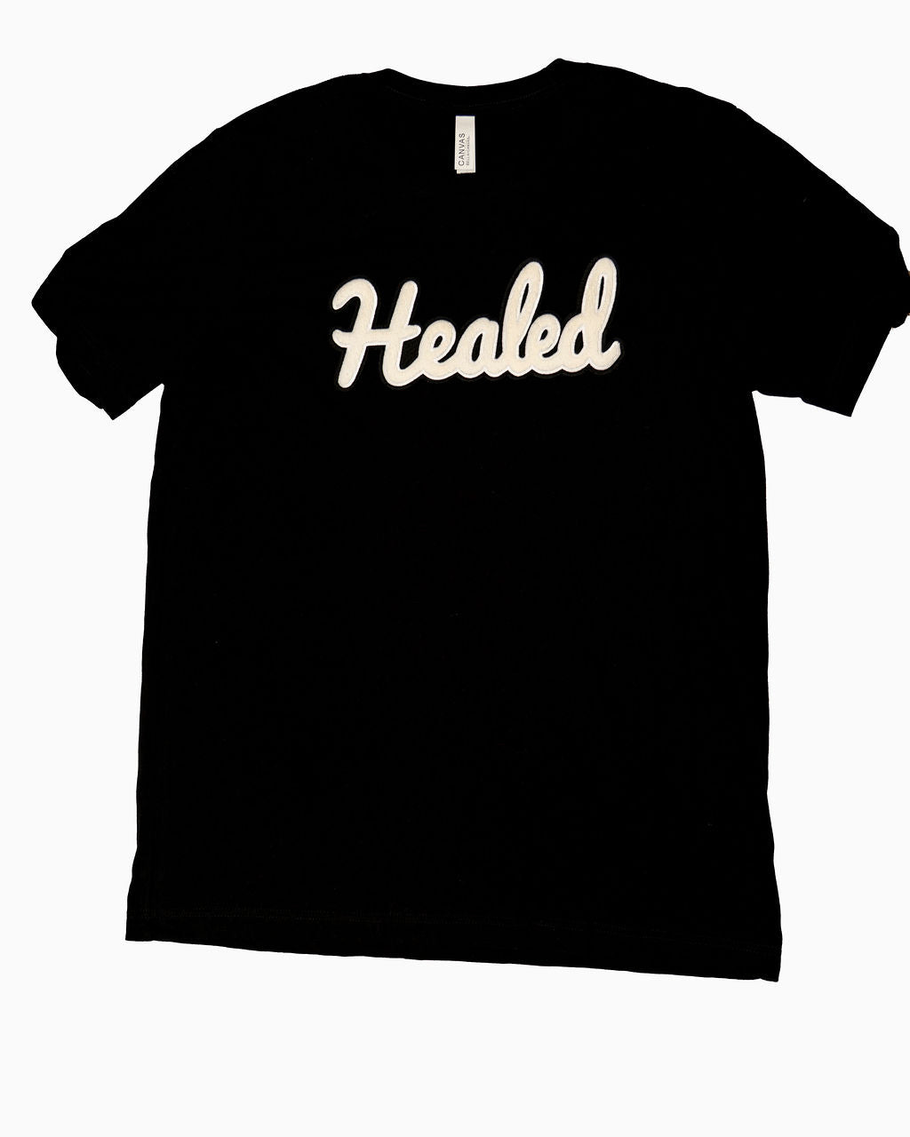 Healed Chenille Patch T-Shirt – Black