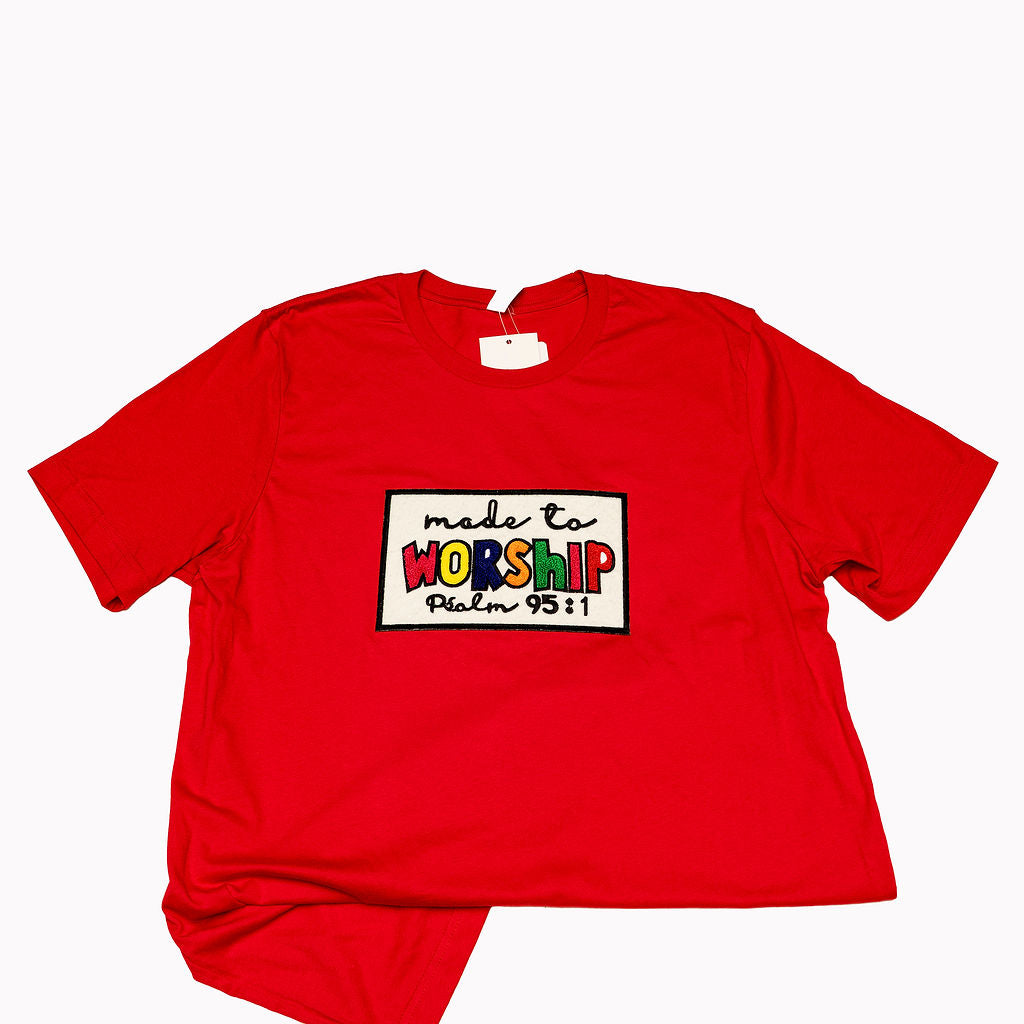 Made to Worship T-Shirt  inspired by Psalm 95:1