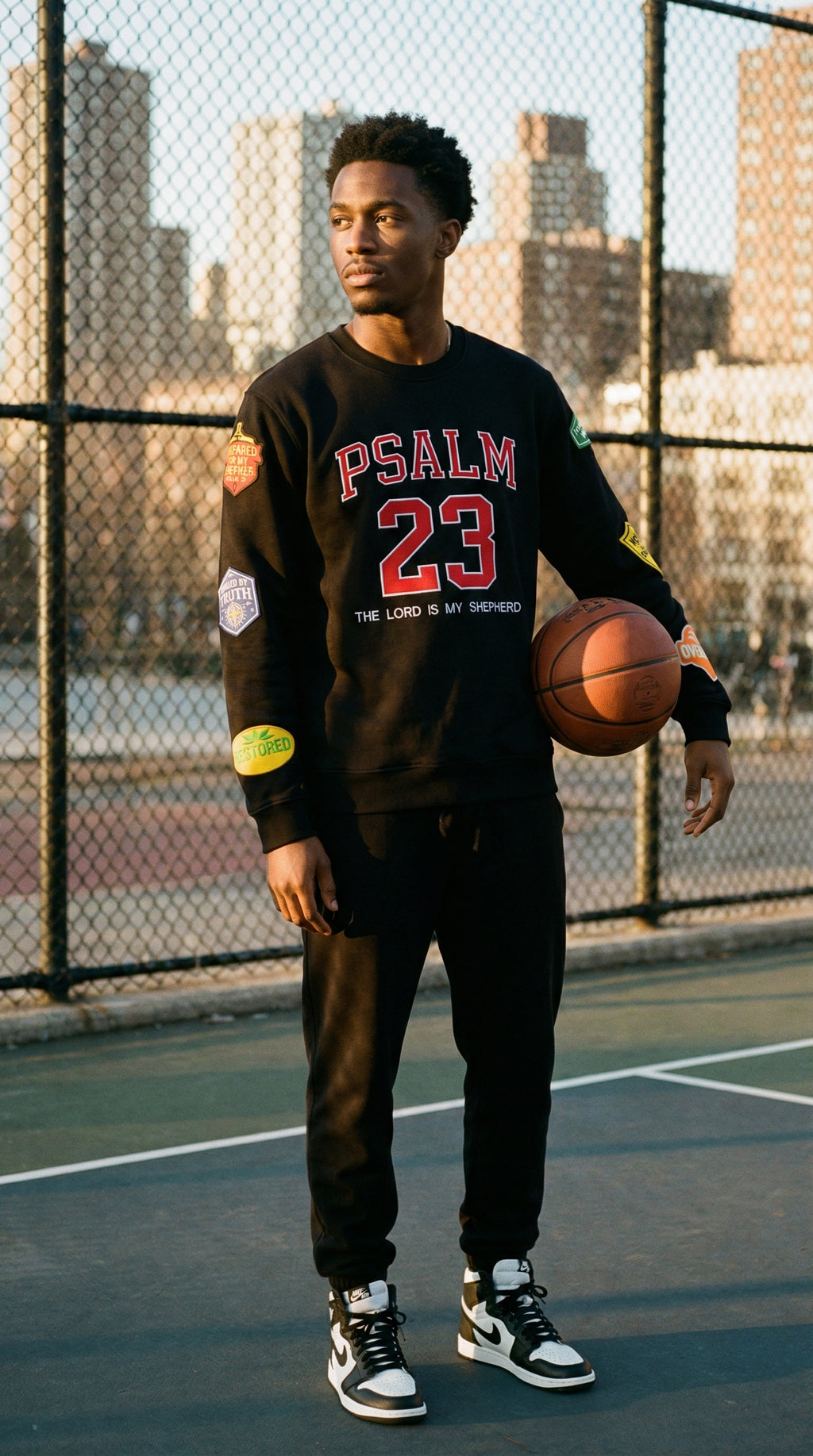 PSALM 23 – LIMITED EDITION CREWNECK-RED LETTERING