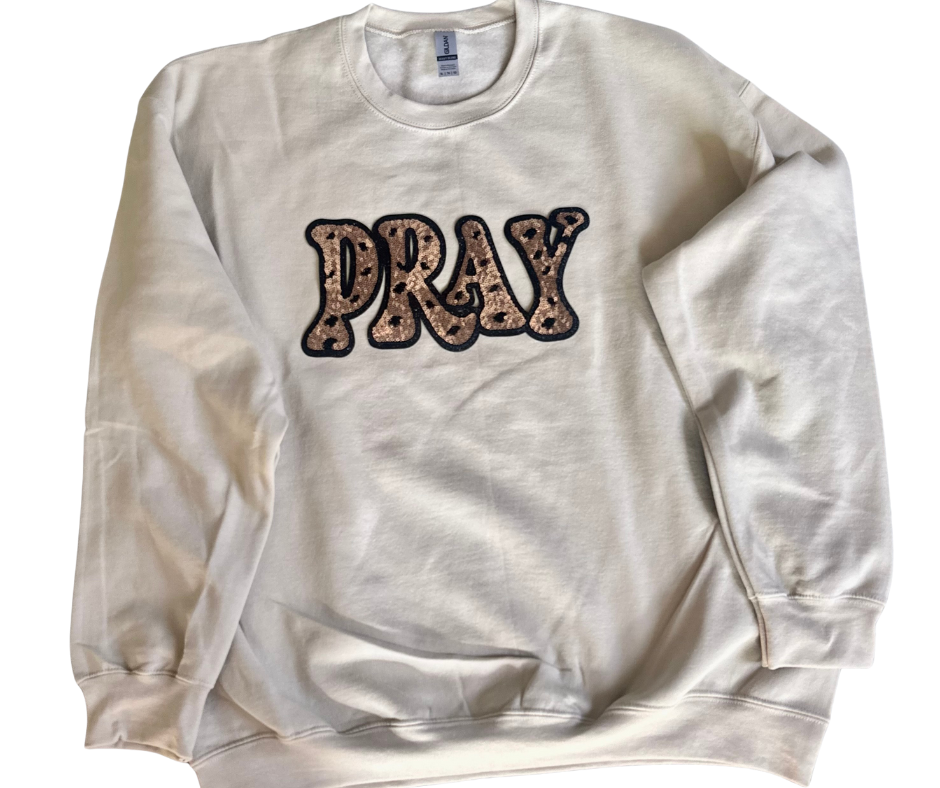 PRAY Sequin Sweatshirt